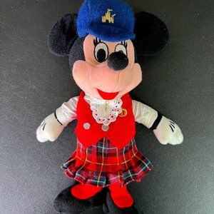 Disney Plush: Minnie Mouse in Disneyland Uniform